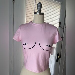 Pink Boobs Top